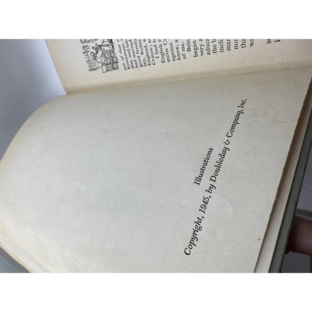 Robinson Crusoe‎ 1946 Daniel Defoe Hardcover Illustrated by Fritz Kredel